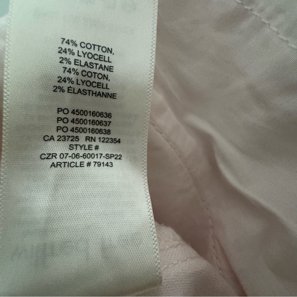 Wilfred Free Brennan Pant Size 6 Pale Pink High Rise 26 Inseam Utility Carpenter - Picture 7 of 9